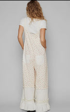 Olivia Floral/Ruffle Overall