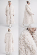 Vail Faux Mongolian Maxi Coat