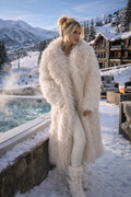 Vail Faux Mongolian Maxi Coat