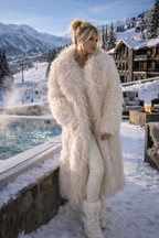 Vail Faux Mongolian Maxi Coat