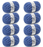 Chunky Chenille Yarn #10 - Country Blue