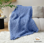 Chunky Chenille Yarn #10 - Country Blue