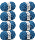 Chunky Chenille Yarn #10 - Indigo
