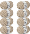 Chunky Chenille Yarn #10 - Khaki