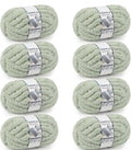 Chunky Chenille Yarn #10 - Sage Green