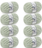 Chunky Chenille Yarn #10 - Sage Green