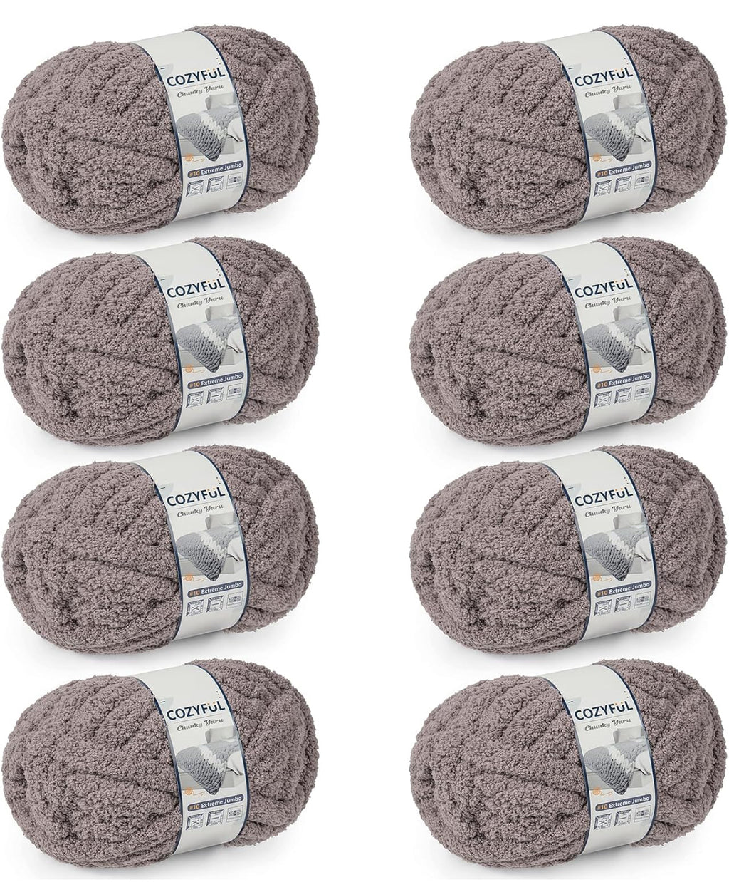 Chunky Chenille Yarn #10 - Sand
