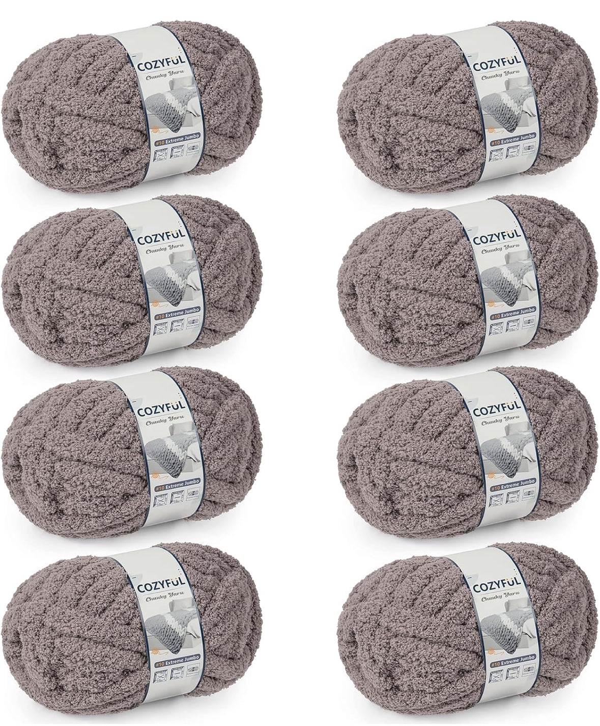 Chunky Chenille Yarn #10 - Sand