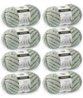 Chunky Chenille Yarn -Sage Green