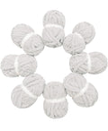 Chunky Chenille Yarn - Light Grey