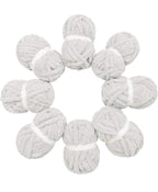 Chunky Chenille Yarn - Light Grey